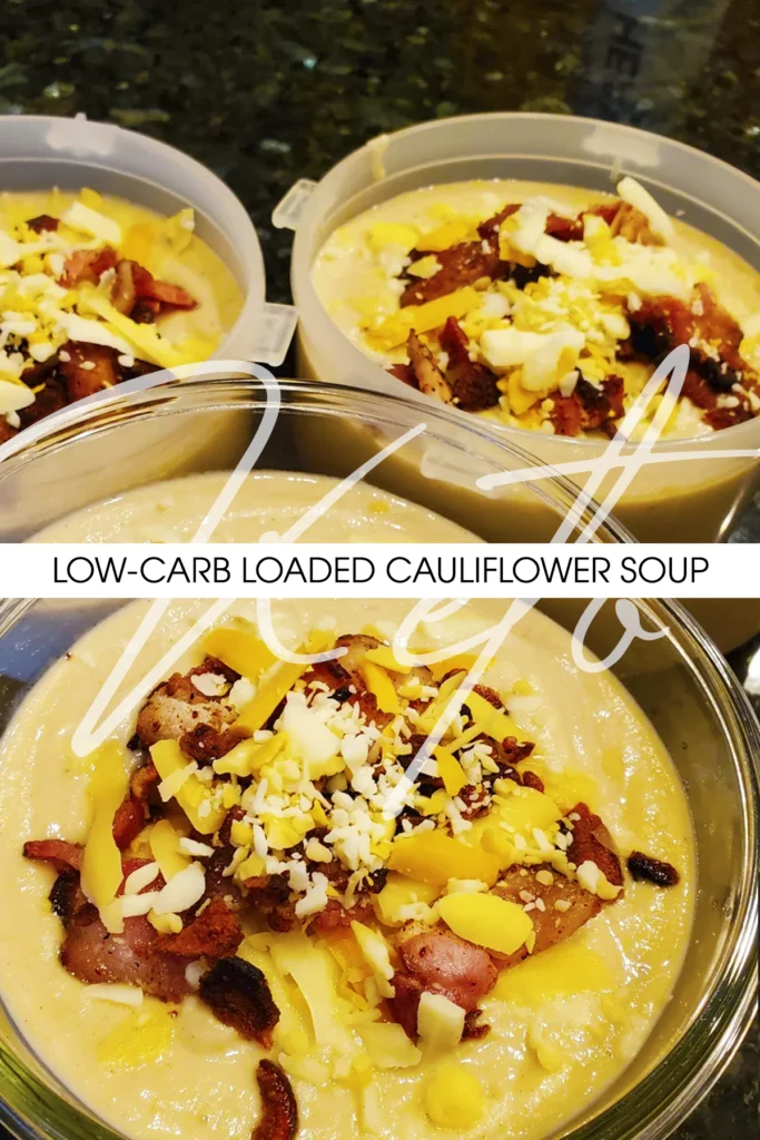 Low-Carb Loaded Cauliflower Potato Soup: Packed with Flavor